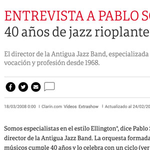 40 años de jazz rioplantense - Entrevista a Pablo Scenna